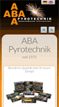 Mobile Screenshot of aba-pyro.de